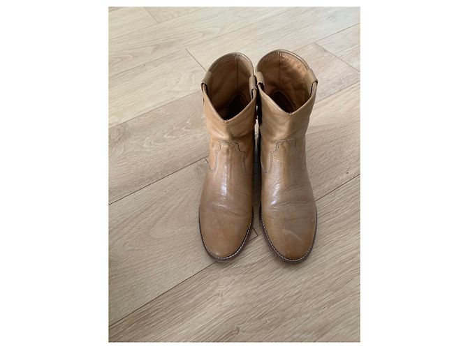 Isabel Marant Bota camelo crisi - vista 3