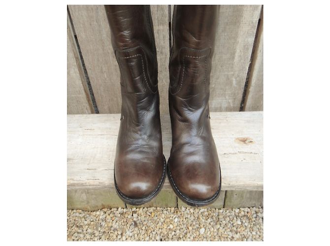 Costume National botas C'N'C 'traje nacional p 35 Marrón oscuro - vista 5