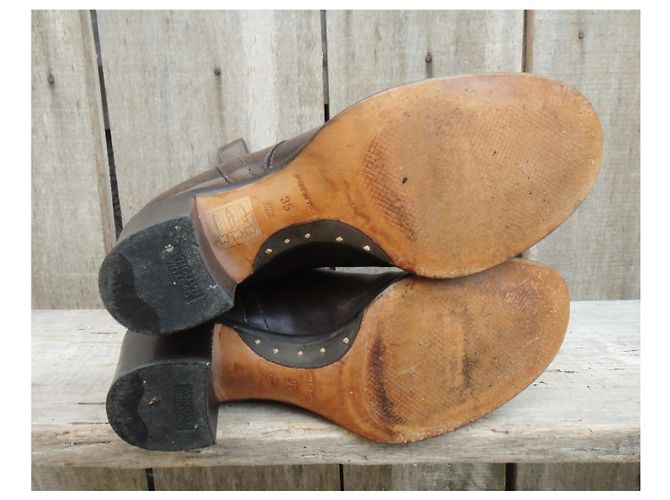 Costume National botas C'N'C 'traje nacional p 35 Marrón oscuro - vista 7