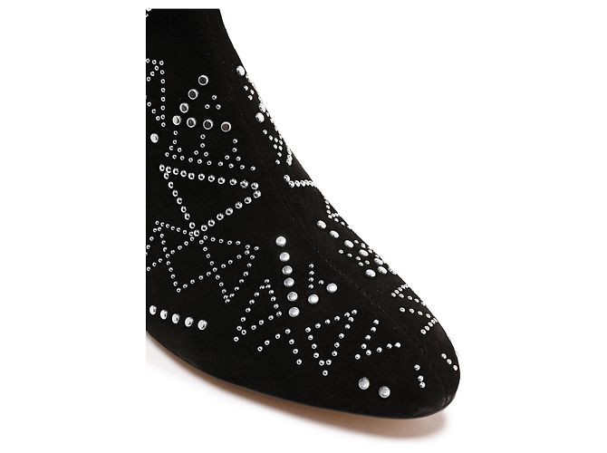Rebecca Minkoff Stivali con borchie argento scamosciato nero - vista 18