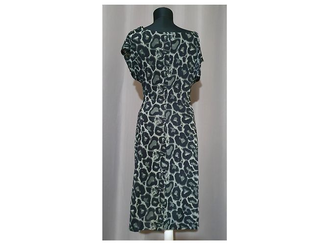 Autre Marque Vestido Ilse Jacobsen estampado leopardo Multicolor - vista 3
