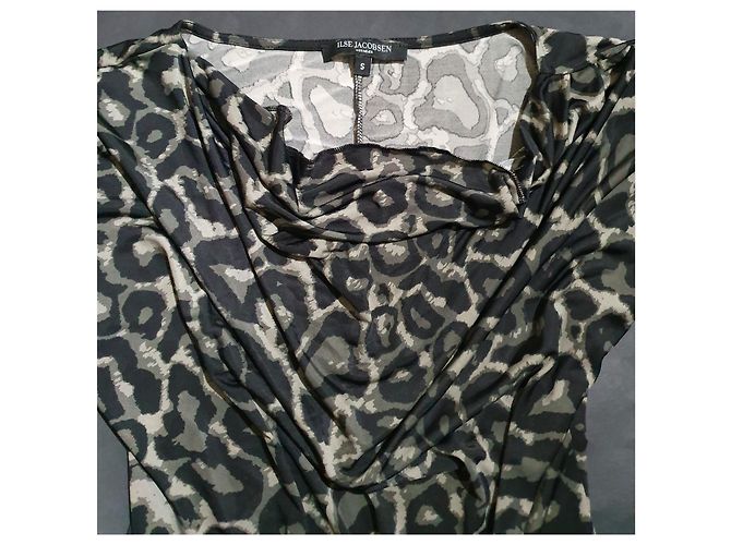 Autre Marque Vestido Ilse Jacobsen estampado leopardo Multicolor - vista 4