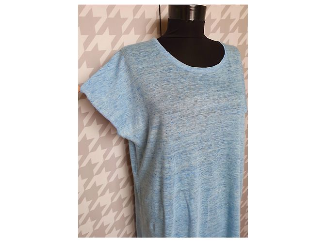 Autre Marque Cathrine Hammel Leinenkleid Blau Größe M - Ansicht 2