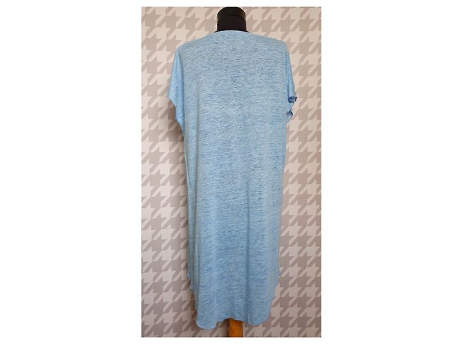Autre Marque Cathrine Hammel Leinenkleid Blau Größe M - Ansicht 3