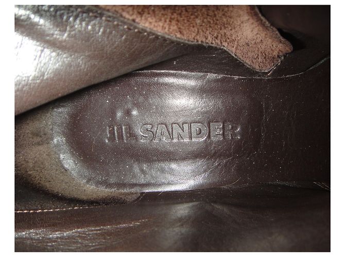 Botas Jil Sander p 36 Marrón oscuro - vista 2