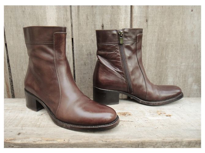 Botas Jil Sander p 36 Marrón oscuro - vista 3