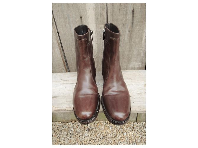 Botas Jil Sander p 36 Marrón oscuro - vista 4