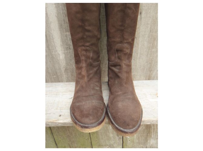 Botas Sartore Camargue marrón oscuro ante 37 - vista 4