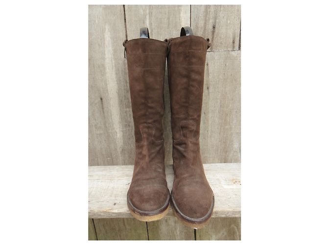 Botas Sartore Camargue marrón oscuro ante 37 - vista 5
