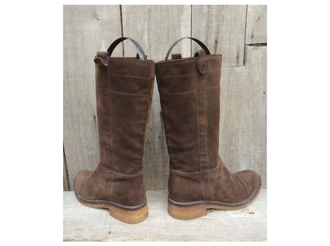 Botas Sartore Camargue marrón oscuro ante 37 - vista 6