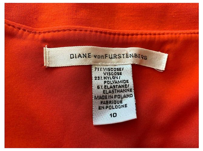Diane Von Furstenberg DvF Seymour trägerloses Kleid ohne Knochen Rot - Ansicht 3