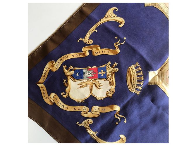 Hermès Bordeaux Portes Océane Aus weiß Dunkelbraun Marineblau - Ansicht 7