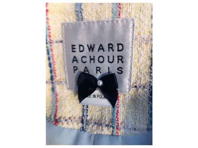 Edward Achour Jacken Hellblau - Ansicht 3