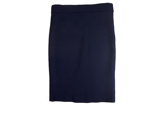 T by Alexander Wang Minifalda Tres Petit elastizada de viscosa azul elastizada XS - vista 2