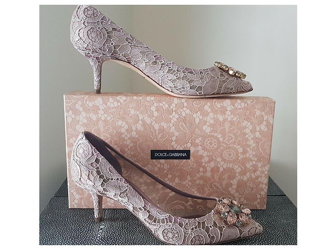 Dolce & Gabbana Bellucci Spitzenpumps - Ansicht 8