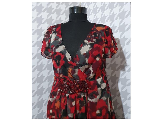 John Rocha Kleid Mehrfarbig Polyester Mehrfarben - Ansicht 2