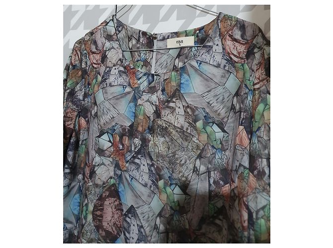 Mehrfarbiges Envii Kleid aus Polyester Mehrfarben - Ansicht 3