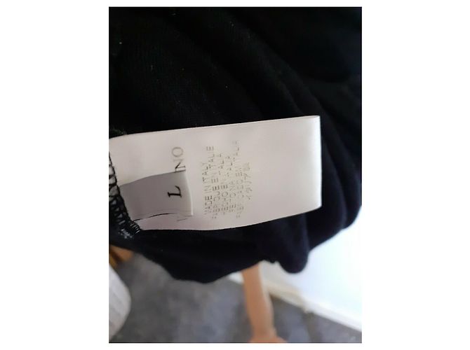 Vestido de encaje drapeado Valentino Negro - vista 5