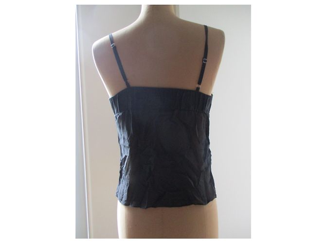 Autre Marque orna farho - Top Seidenschmuck, Taille 40. Schwarz - Ansicht 2