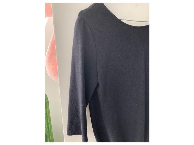 Abito corto con balze Ba&Sh blu navy - vista 5