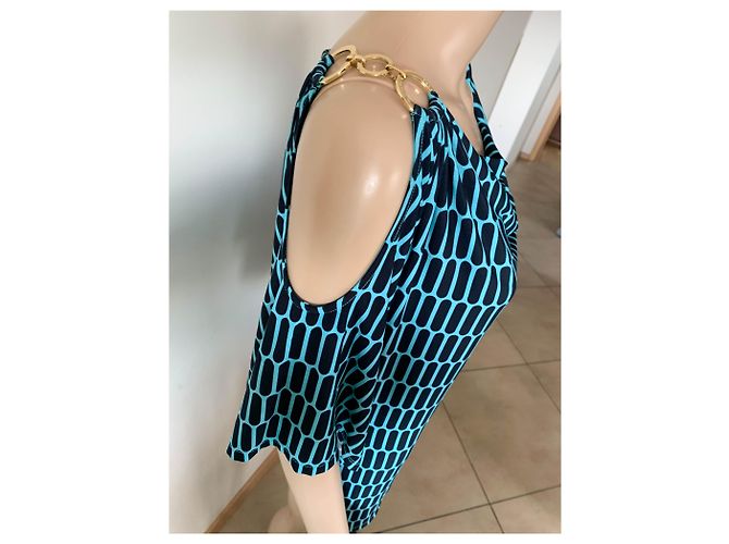 Michael Kors Oberteil Blau aus Polyester Größe S - Ansicht 5