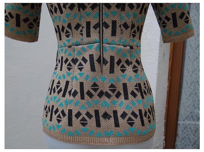 Pull Marni Noir et Doré Multicolore - vue 7