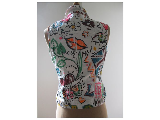Dolce & Gabbana Arty Top / Jacke, Größe S. Mehrfarben - Ansicht 3