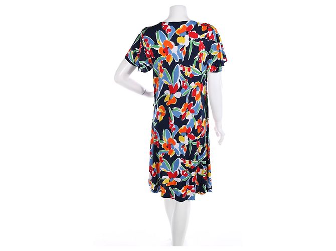 Abito multicolore Ralph Lauren in rayon L - vista 2