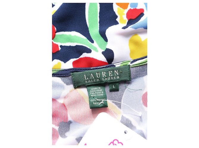 Abito multicolore Ralph Lauren in rayon L - vista 3