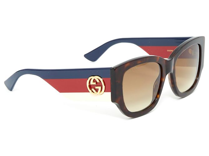 Gucci OVERSIZE HAVANA TRICOLOR - view 2