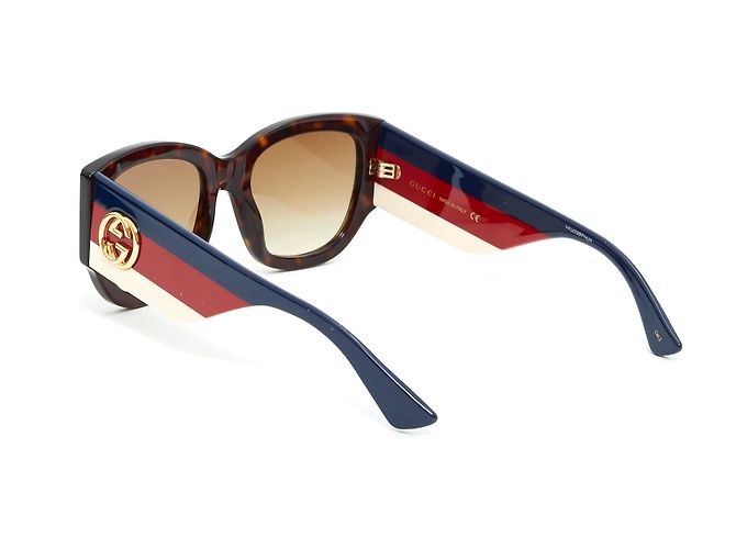 Gucci OVERSIZE HAVANA TRICOLOR - view 3