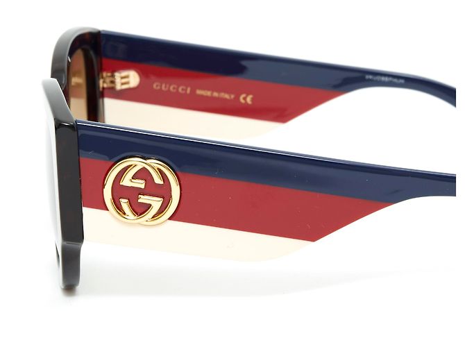Gucci OVERSIZE HAVANA TRICOLOR - view 4