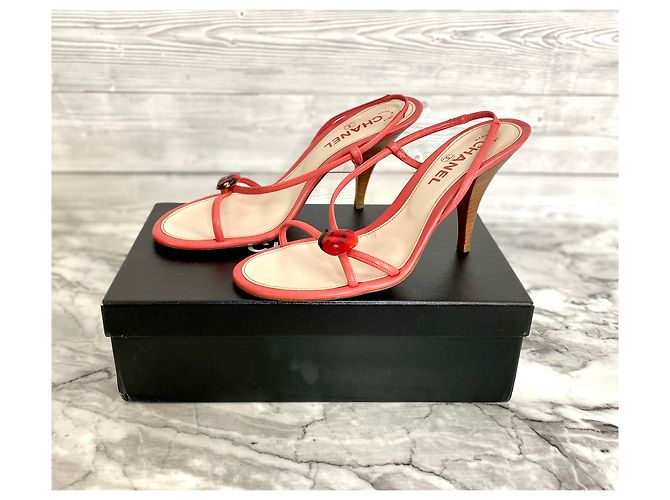 Nuovi sandali Chanel 38,5 Rosa - vista 2
