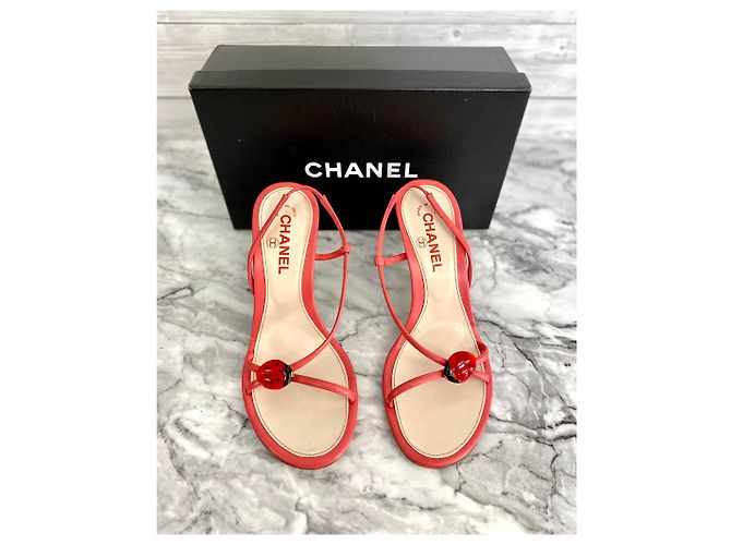 Nuovi sandali Chanel 38,5 Rosa - vista 3