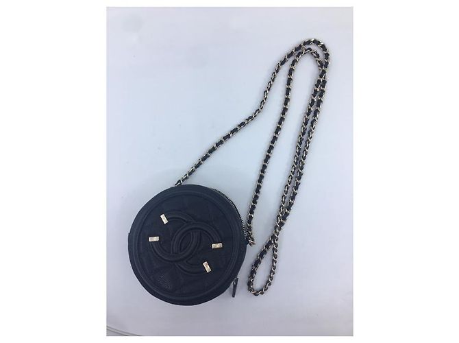 Pochette con catena Chanel Nero - vista 3