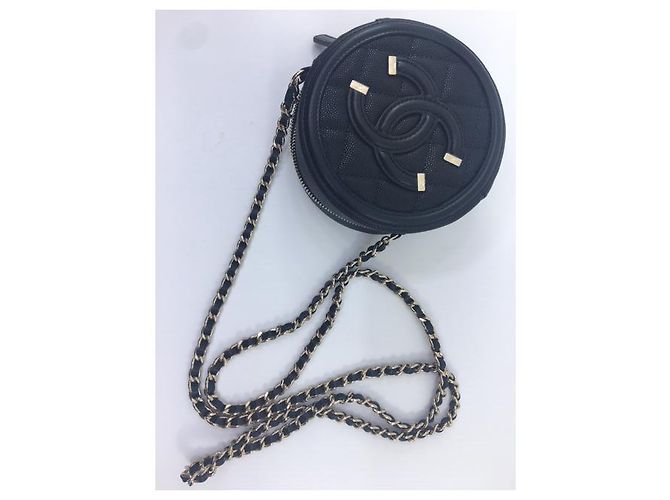 Pochette con catena Chanel Nero - vista 6