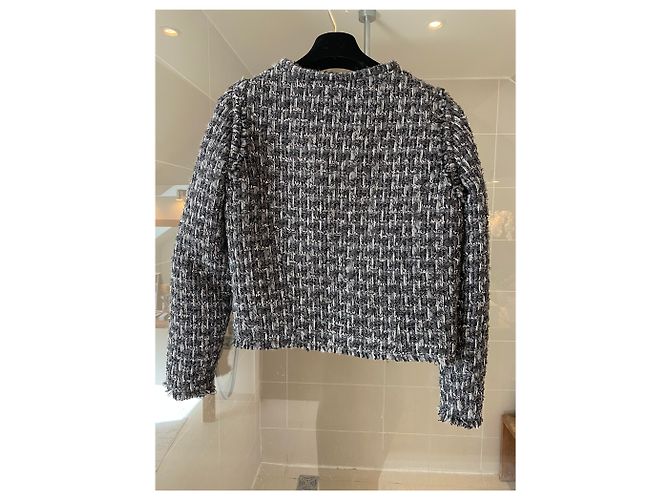 Iro Tweed Jacke Grau - Ansicht 6
