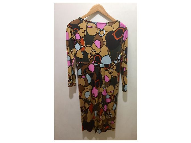 Diane Von Furstenberg Vestido de seda estampado retro DvF Elena Multicolor - vista 7