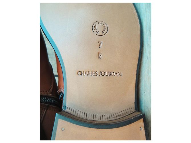 Charles Jourdan p boots 41 new condition Light brown - view 6
