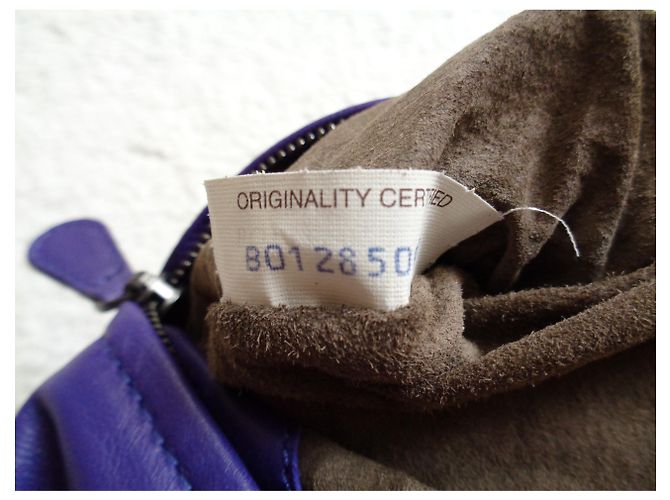 Pochette Bottega Veneta Intrecciato in pelle viola Porpora - vista 11