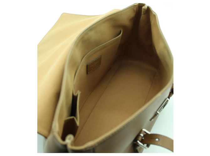 Louis Vuitton Ségur in pelle Epi marrone - vista 9