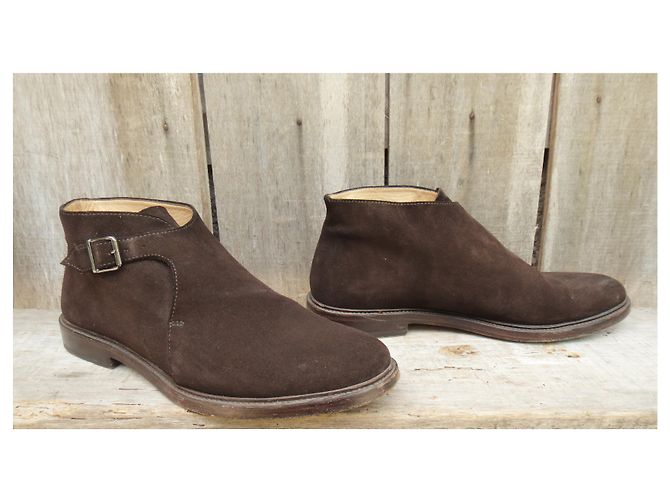 Apc Lederstiefel dunkelbraun Größe 45 - Ansicht 2
