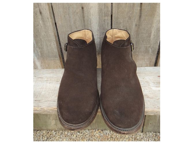 Apc Lederstiefel dunkelbraun Größe 45 - Ansicht 4