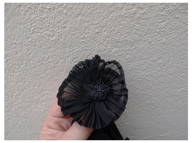 Escada Kleid Schwarz aus Polyester Größe 40 - Ansicht 12