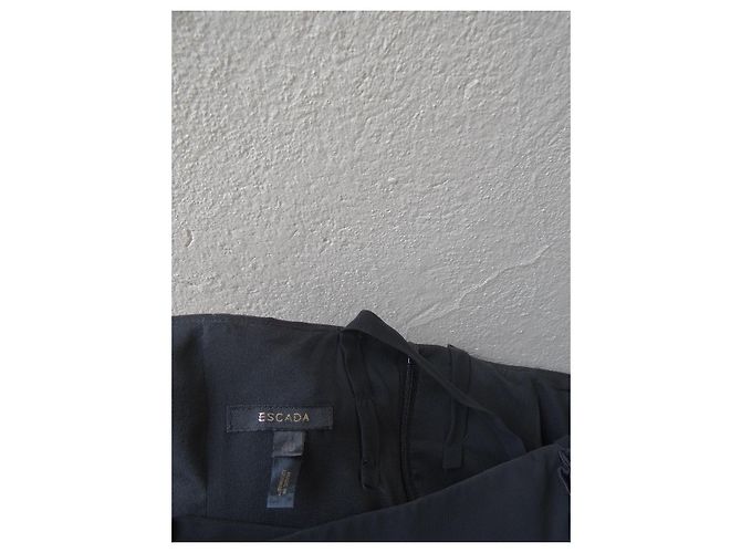 Escada Kleid Schwarz aus Polyester Größe 40 - Ansicht 9