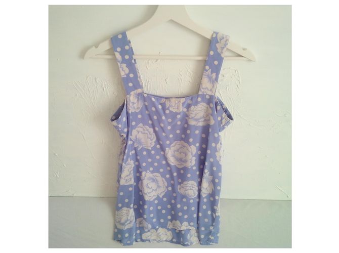 Autre Marque 100% Soie. Hecho en francia. Lenvol Paris. taille 36. En parfait état. Azul Crudo - vista 6