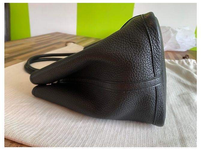 Borsa Hermès Garden Party Back in pelle nera Nero - vista 6