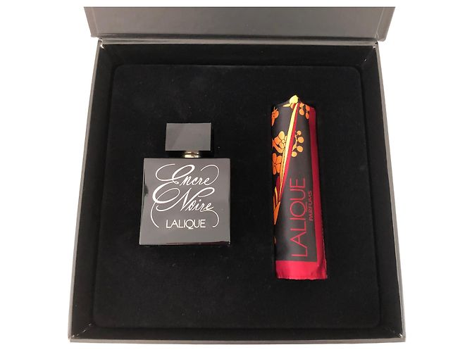 Set profumo e sciarpa LALIQUE "Black Ink" - vista 2