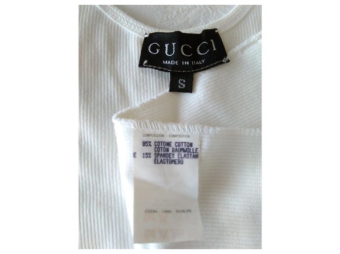 Top Cottone Blanco GUCCI - vista 2