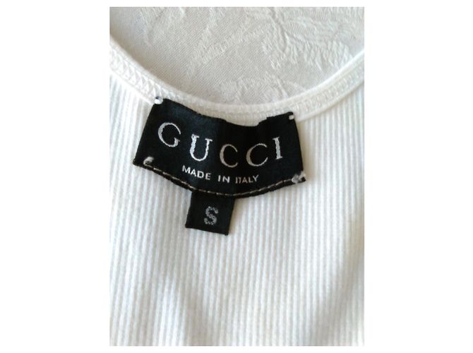 Top Cottone Blanco GUCCI - vista 5
